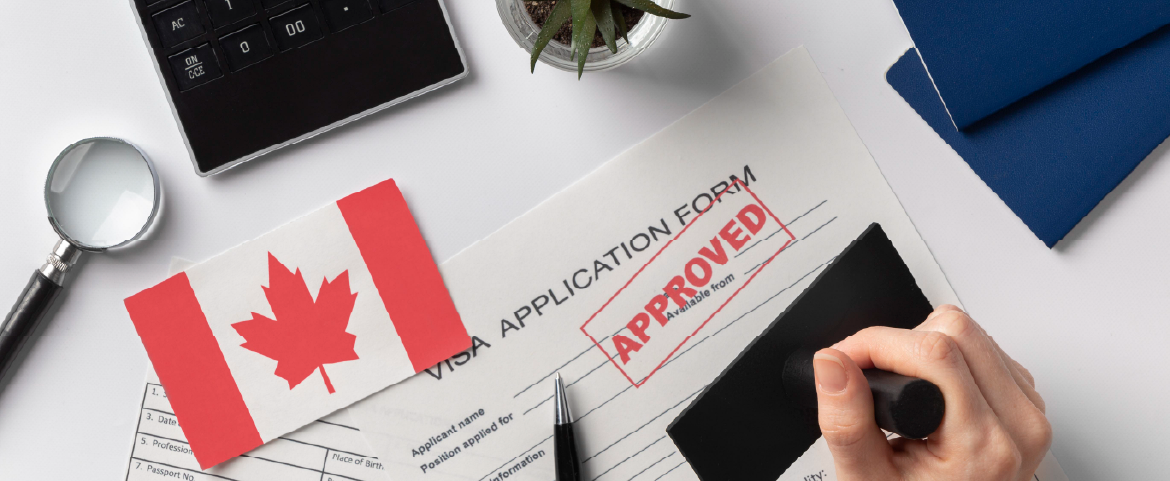 Banner Canadá: documentos de imigração aprovados