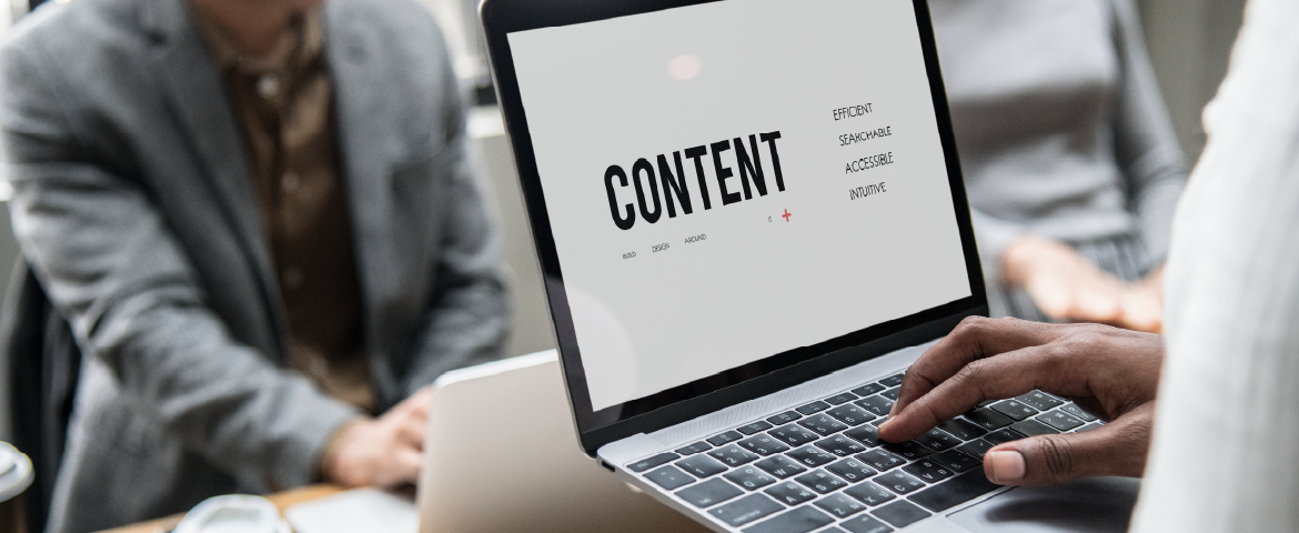 Conceito de Conteúdo para Tela de Laptop Conceito de Conteúdo para Tela de Laptop