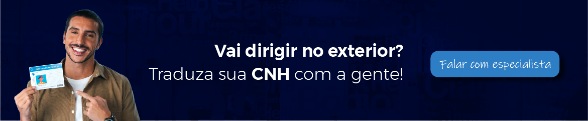 Banner eTraduções: Vai dirigir no exterior? Traduza sua CNH com a eTraduções.