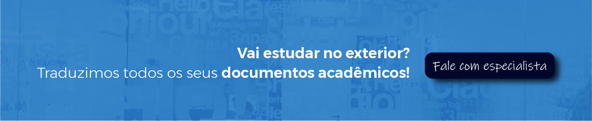 Banner eTraduções: Vai estudar no exterior?