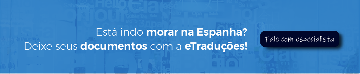 Banner eTraduções: Vai se mudar pra Espanha