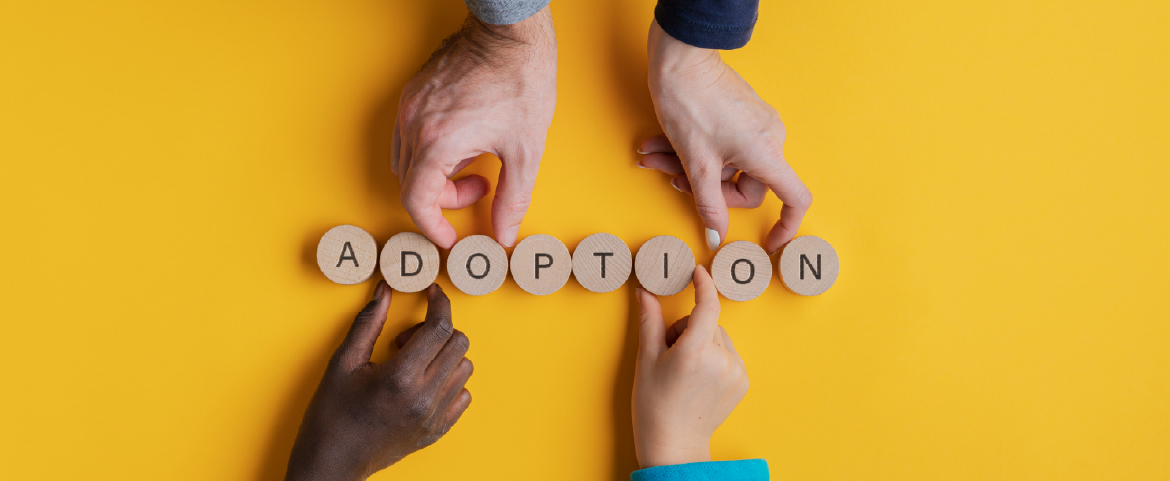 Imagem conceitual de adoção